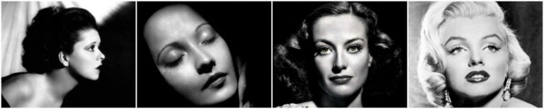Eyebrow shapes from the 1920s to the 1950s were generally thin and dramatic.